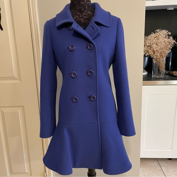 SOLD🌟Host Pick🌟 Kate Spade's Hope Coat with Peplum Hem Size S - Picture 8 of 12